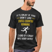 T-shirt Smart People Cross Country Running XC (Devant)