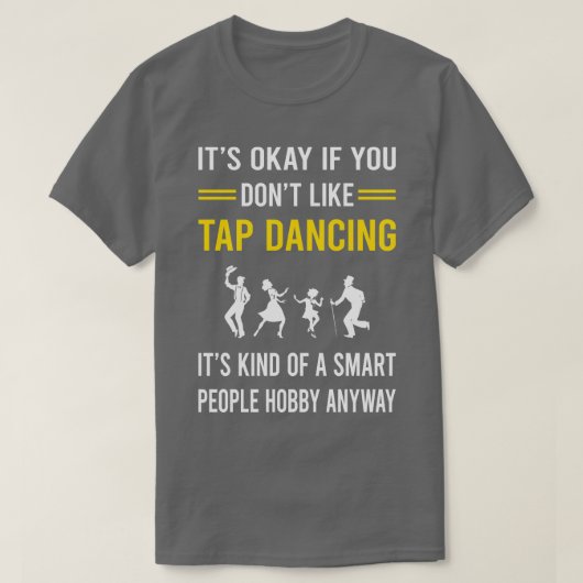 T-shirt Smart People Hobby Tap Danser (Design devant)