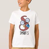 T-shirt Smart S Funny Alphabet Pun (Devant)