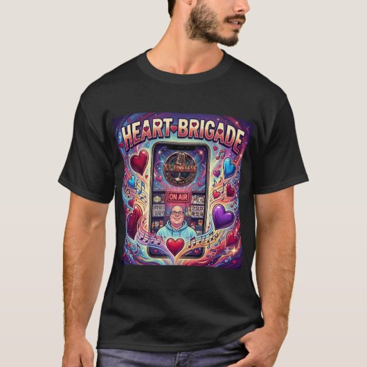 T-Shirt Smartphone Heart Brigade (Devant)