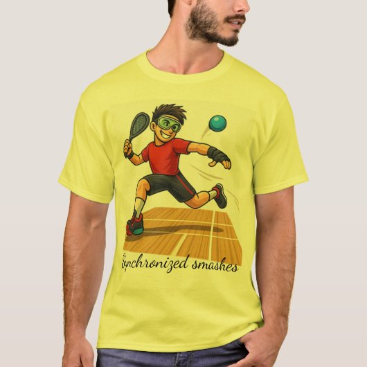 T-shirt Smash de raquette (Devant)