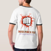 T-shirt Smash Punch Fist – Bold Strength Motivation Art (Dos entier)