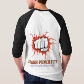 T-shirt Smash Punch Fist – Bold Strength Motivation Art (Dos)
