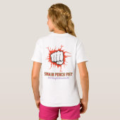T-shirt Smash Punch Fist – Bold Strength Motivation Art (Dos entier)