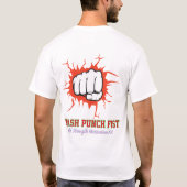 T-shirt Smash Punch Fist – Bold Strength Motivation Art (Dos)