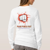 T-shirt Smash Punch Fist – Bold Strength Motivation Art (Dos)