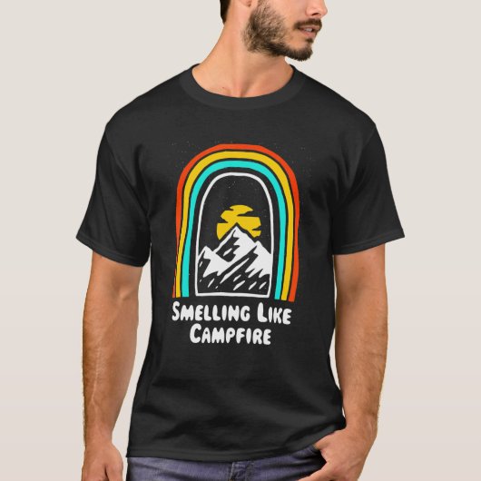 T-shirt Smelling Like Campfire Camping Humor Camper Summe (Devant)