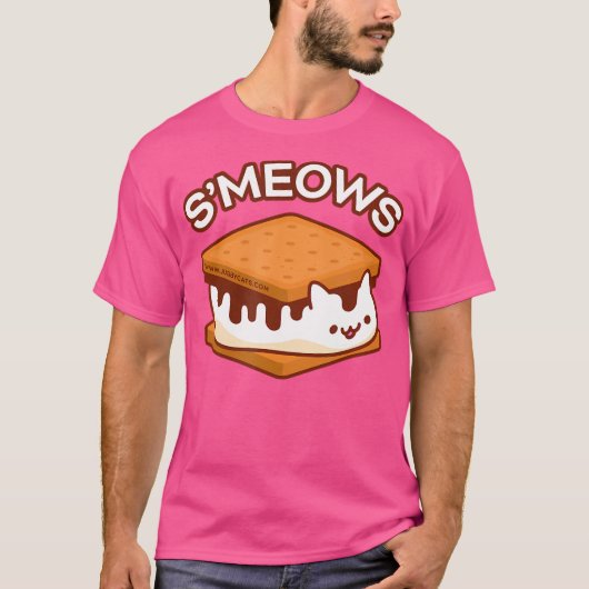T-shirt S'Meows - Chat S'Mores (Devant)