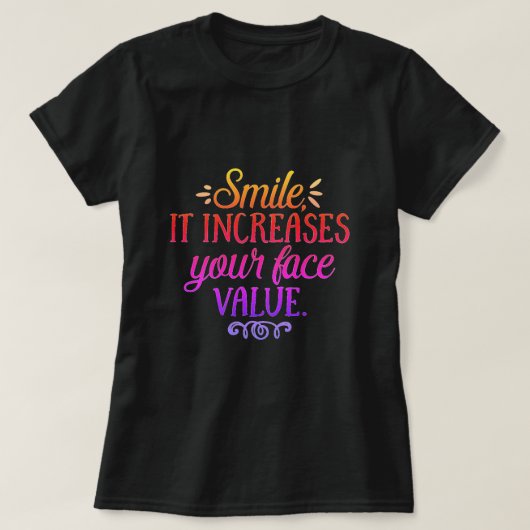 T-shirt Smile (Design devant)