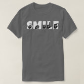 T-shirt SMILE ASL Sign Language Design 2 (Design devant)
