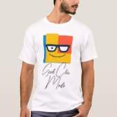 T-shirt Smile de bloc couleur Nerd (Devant)