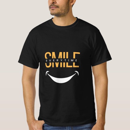T-shirt Smile Everytime – Spread Positive Vibes Anywhere (Devant)