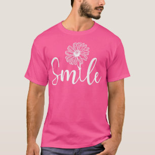 T-shirt Smile Fleur Faisal Faisal Positivité du printemps