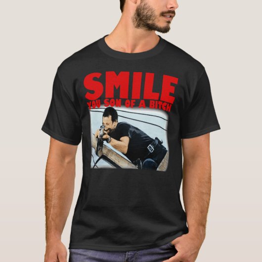 T-shirt Smile funny family funny (Devant)