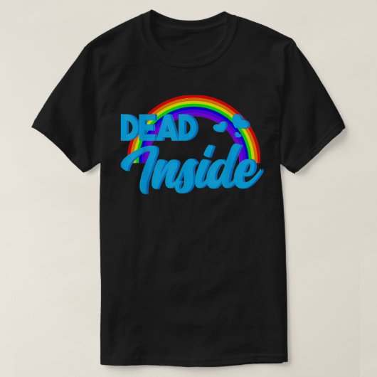 T-shirt Smile If You're Dead Inside (Design devant)