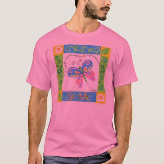 T-shirt Smile-Print-C10281110 (Devant)