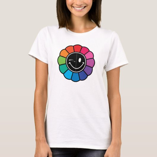 T-shirt Smile Smile Blooming (Devant)
