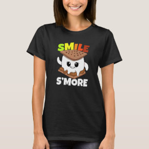 T-shirt Smile S'more Lauder Camping Toddler Girl Campfire