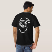 T-shirt Smile with Santa (Dos entier)