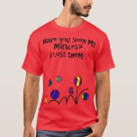 T-shirt Smilealottees Funny Lost my Marbles Pun<br><div class="desc">Smilealottees Funny Lost my Marbles Pun  .</div>