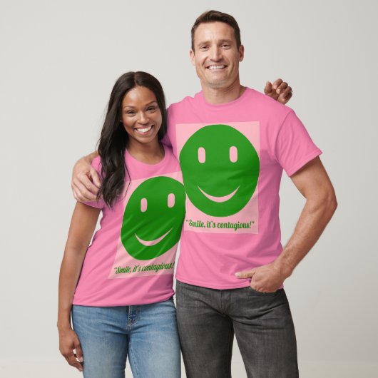 T-shirt Smiles,it's contagious (Unisexe)