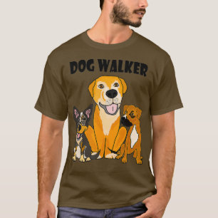 T-shirt SmileteesAnimaux domestiques Drôle Chien Walker Se