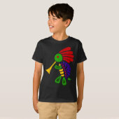 T-shirt Smiletodaytees Funky Turtle Dancing Kokopelli (Devant entier)