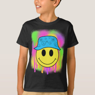 T-shirt Smiley, Casquette du seau
