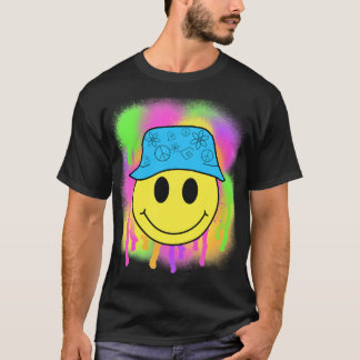 T-shirt Smiley, Casquette du seau