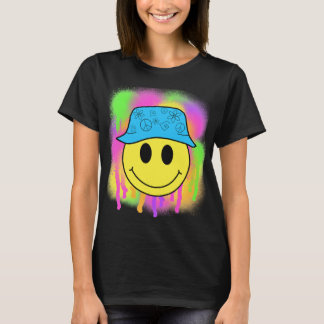 T-shirt Smiley, Casquette du seau