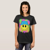 T-shirt Smiley, Casquette du seau (Devant entier)