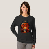 T-shirt Smiley, le Jack de Lantern (Devant entier)