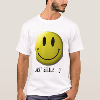 T-shirt smiley-visage, juste sourire… :)