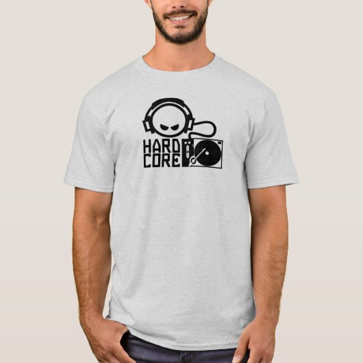 T-shirt Smilie inconditionnel DJ (Devant)