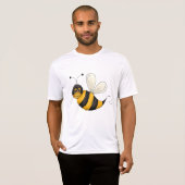 T-shirt Smiling Bee Fun Bumblebee Character (Devant entier)