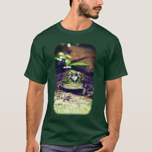 T-shirt Smiling Bullfrog Nature (Devant)