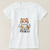 T-shirt Smiling cat (Design devant)
