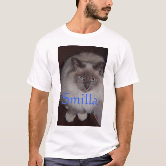 T-shirt Smilla le chat de Birman (Devant)