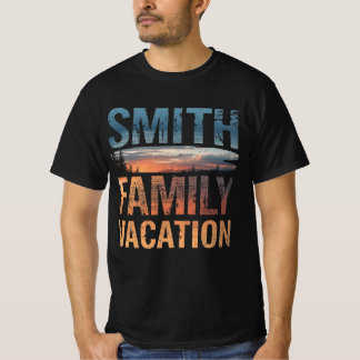 T-shirt Smith Family Vacation Custom Matching Travel