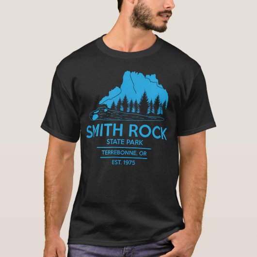 T-shirt Smith Rock State Park - Oregon State (Devant)