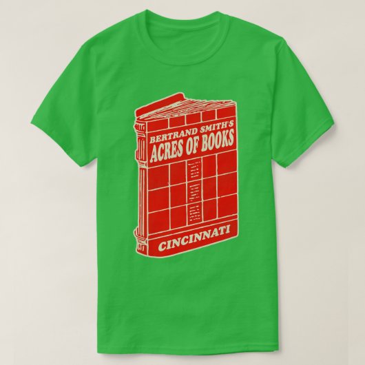 T-shirt Smiths de rand défunts Acres de livres Cincinnati (Design devant)