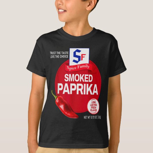 T-shirt Smoked Paprika Halloween Sce Costume Group Matchin (Devant)