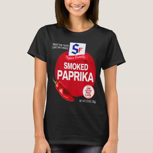 T-shirt Smoked Paprika Halloween Sce Costume Group Matchin (Devant)