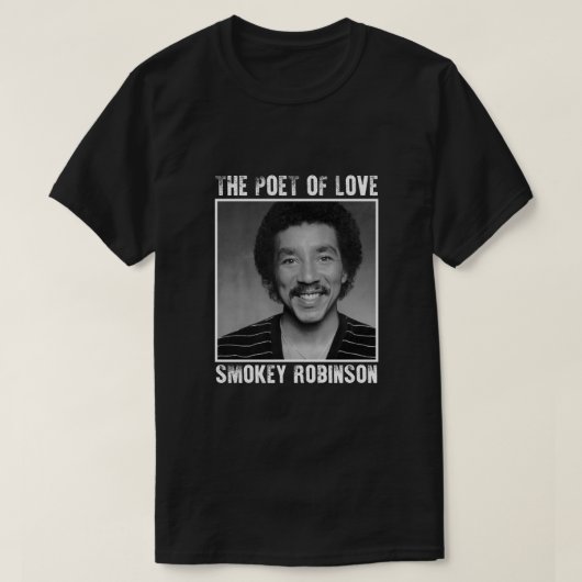 T-shirt Smokey Robinson - Le Poète De L'Amour (Design devant)