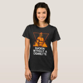 T-shirt Smokin Without Cigarette Firefighter Humor Firema (Devant entier)