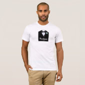 T-shirt Smoking noir Bestman (Devant entier)