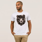 T-shirt Smoky Quartz Bear Crystal (Devant entier)