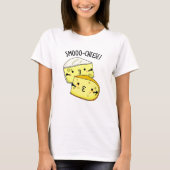 T-shirt Smoo-cheese Funny Cheese Pun (Devant)