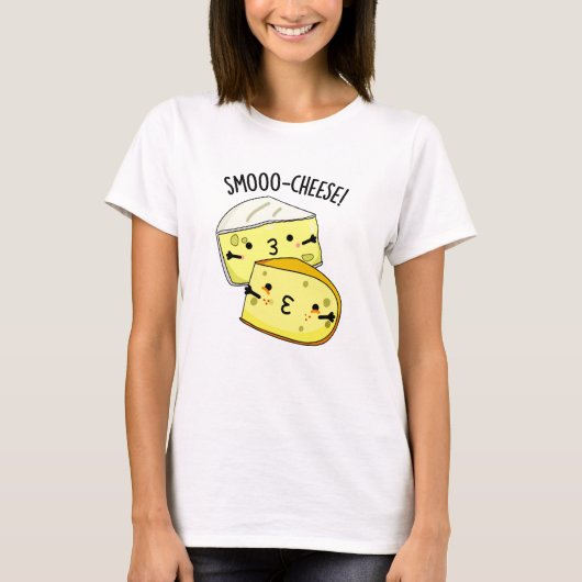 T-shirt Smoo-cheese Funny Cheese Pun (Devant)