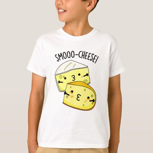 T-shirt Smoo-cheese Funny Cheese Pun (Devant)
